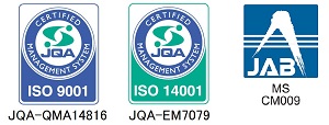 ISO9001・ISO14001 認証取得