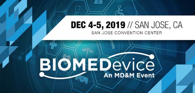 [来場御礼]BIOMEDevice2019に出展しました